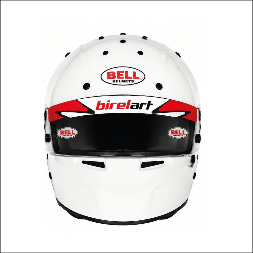 Autocollant bandeau de visière karting Birel ART