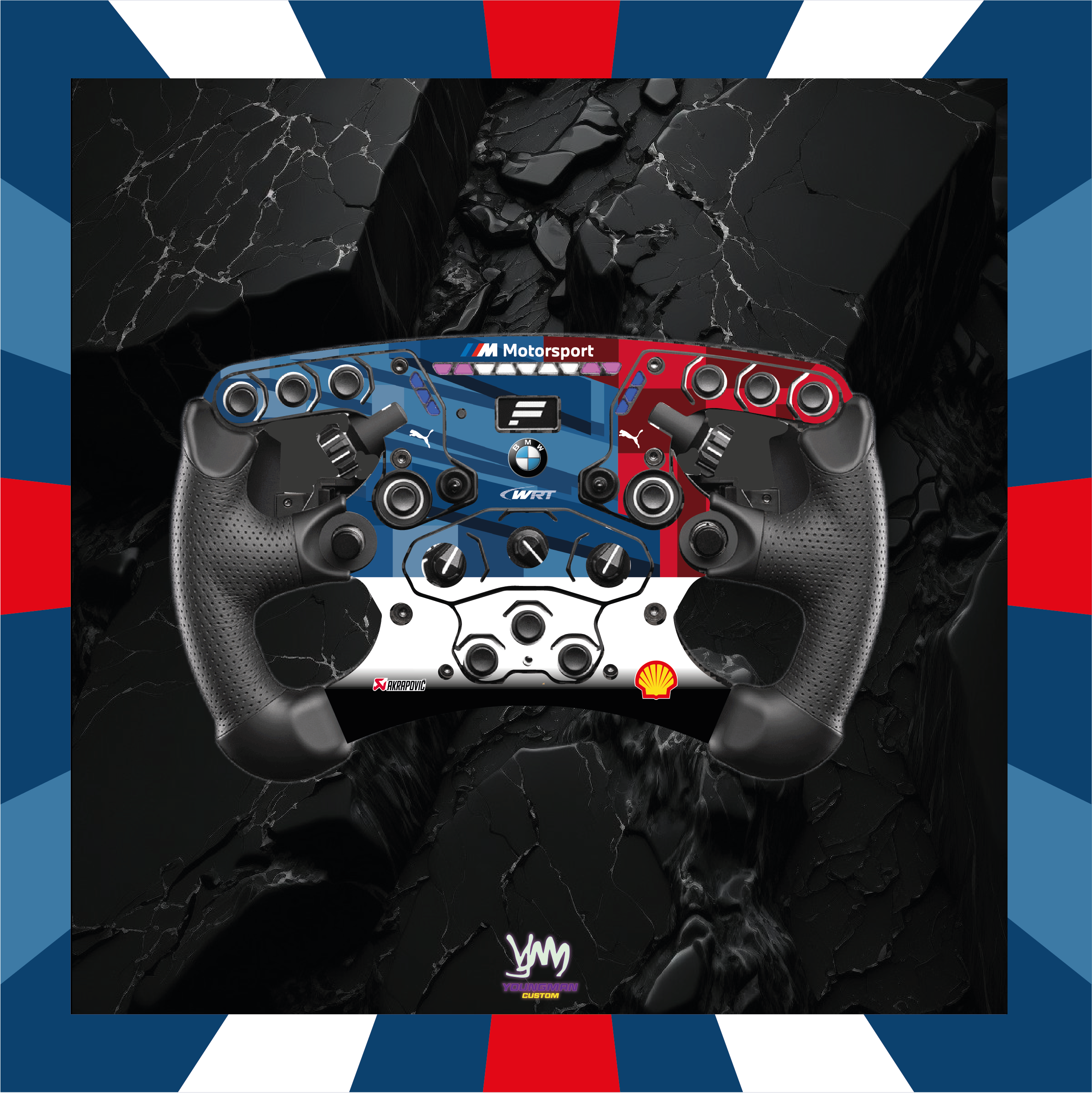 Stickers pour volant complet Fanatec Formula Clubsport 2.5 - BMW WRT Team