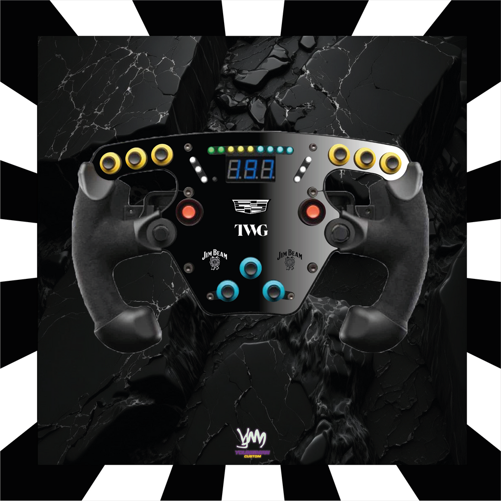 Fanatec Esport F1 V1 and V2 steering wheel sticker - Cadillac F1