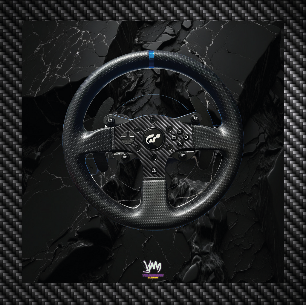 Stickers for Thrustmaster T300 RS GT - Carbon edition
