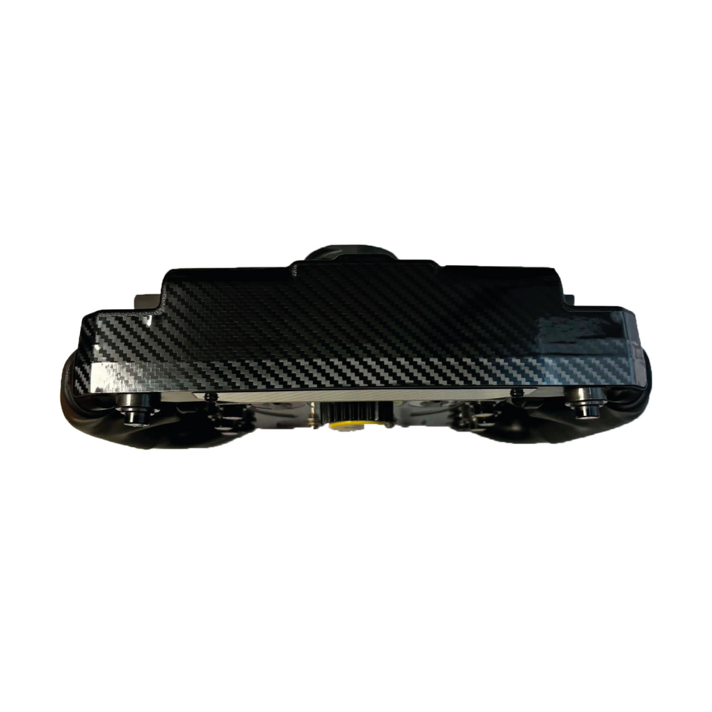 Autocollant effet fibre de carbone pour le haut volant Thrustmaster F1 Add-On