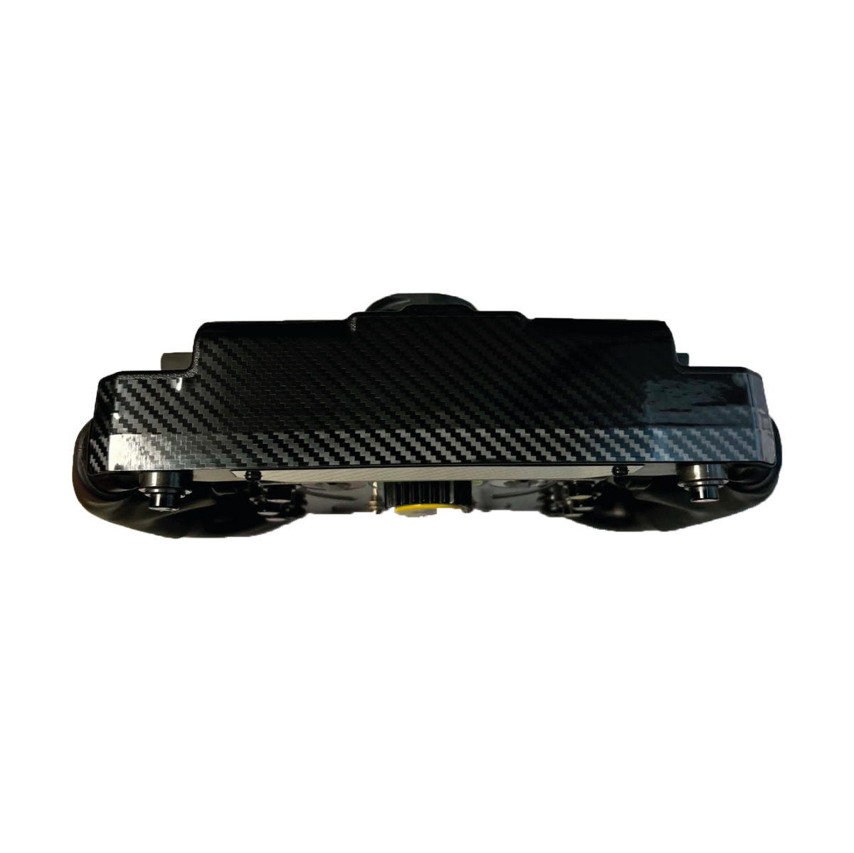 Carbon fiber effect sticker for the top of the Thrustmaster F1 Add-On steering wheel