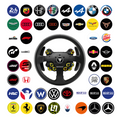 Center logo sticker for Thrustmaster T32R steering wheel