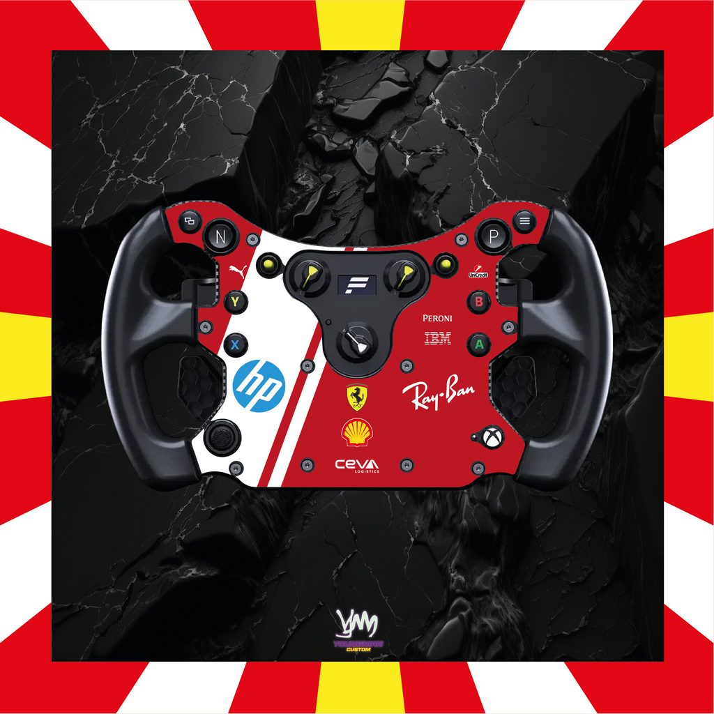 Ferrari HP sticker for complete Fanatec CSL GT3 / CSL McLaren GT3 steering wheel