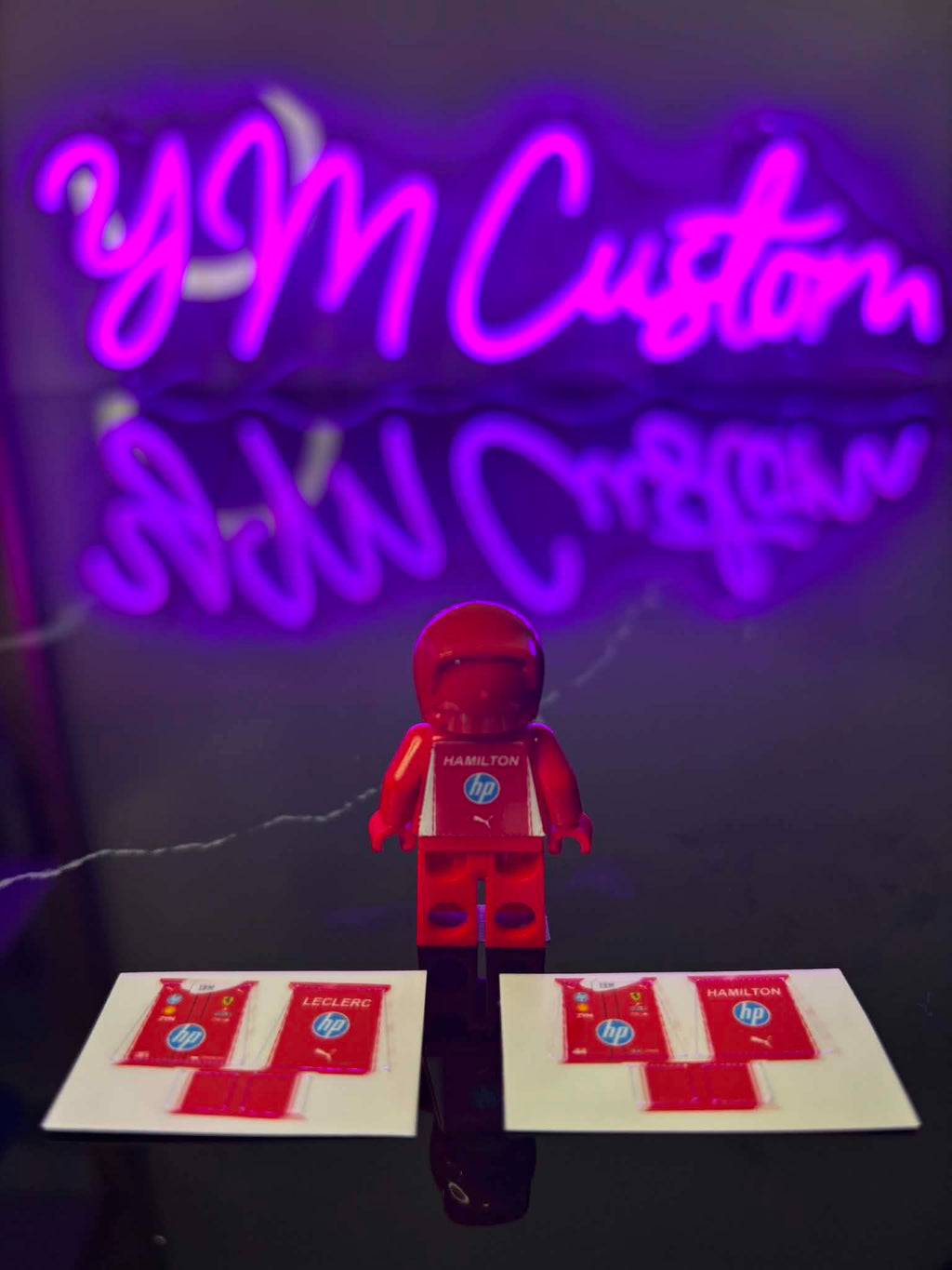 Driver character stickers for LEGO® F1® SF-24 - 77242