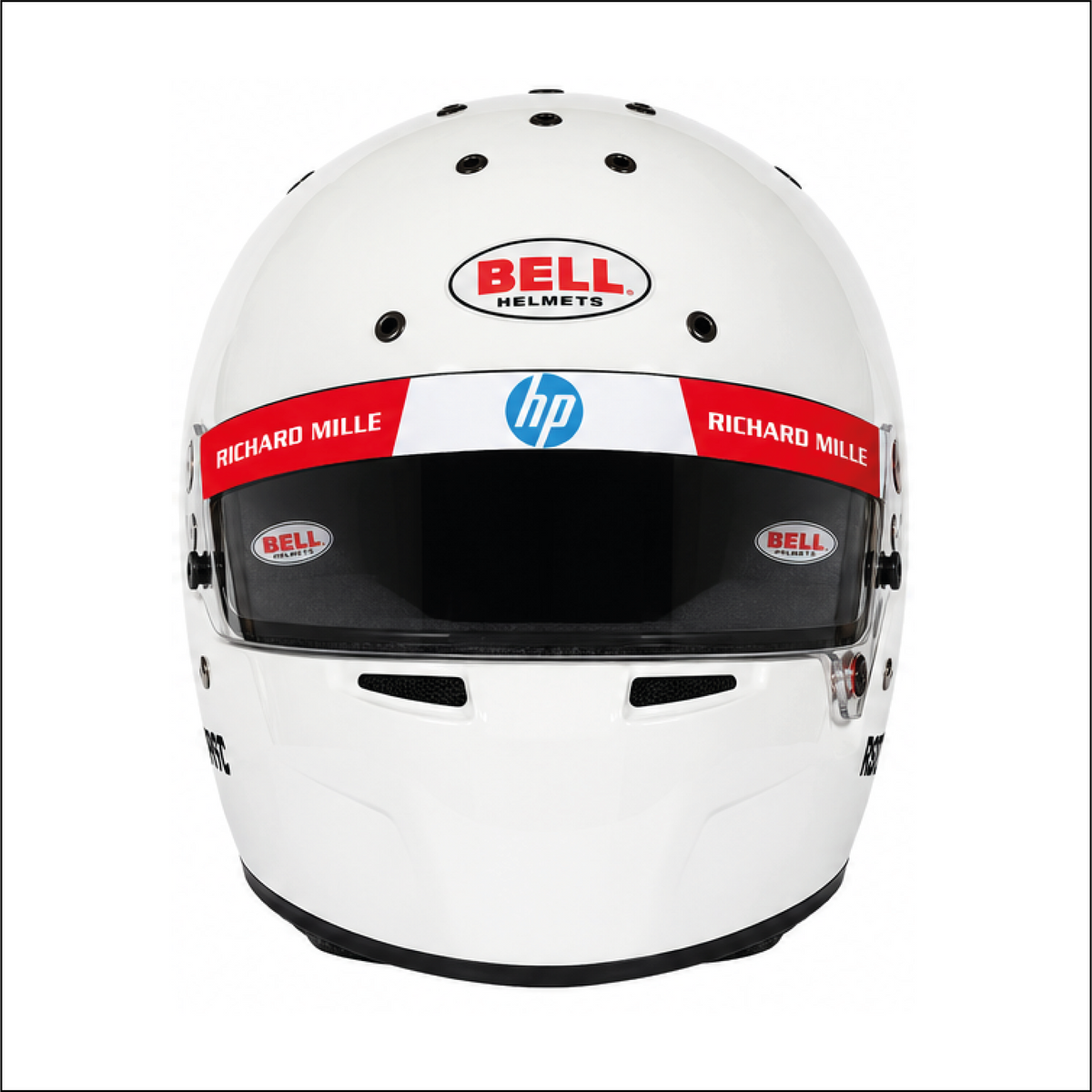 Autocollant bandeau de visière réplique casque Ferrari F1