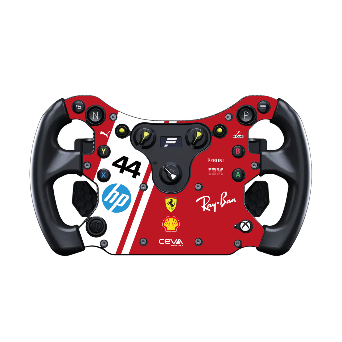 Ferrari HP sticker for complete Fanatec CSL GT3 / CSL McLaren GT3 steering wheel