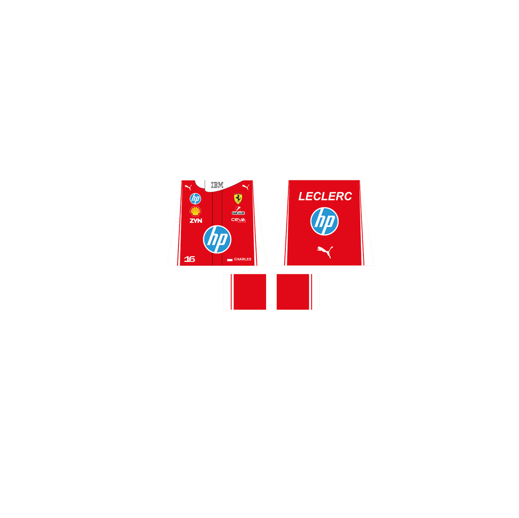 Driver character stickers for LEGO® F1® SF-24 - 77242