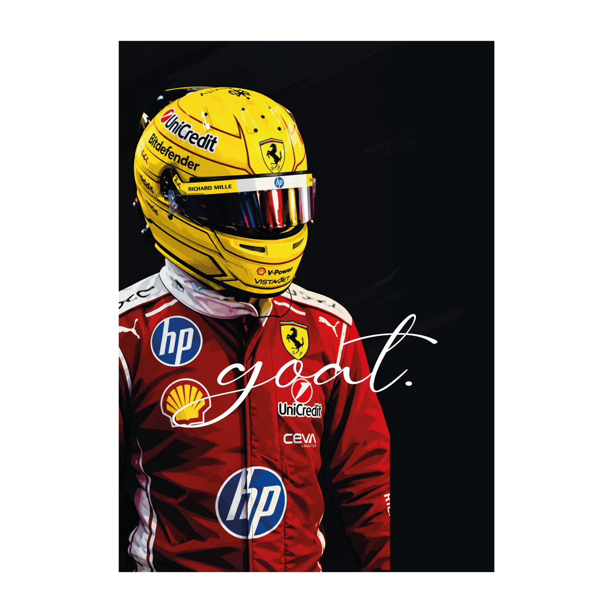 Poster Goat Lewis Hamilton