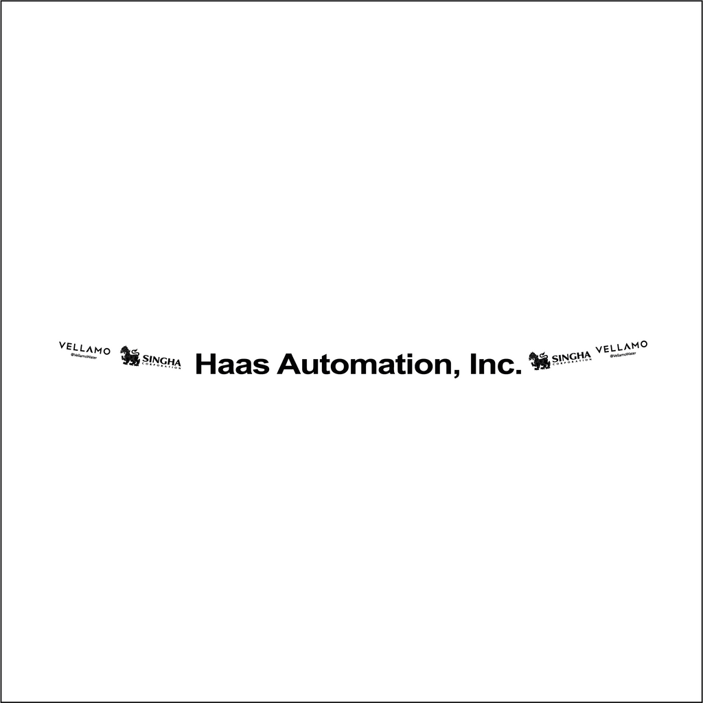 Autocollant bandeau de visière réplique casque HAAS TGR F1