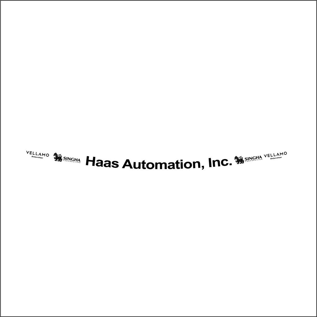 Autocollant bandeau de visière réplique casque HAAS TGR F1