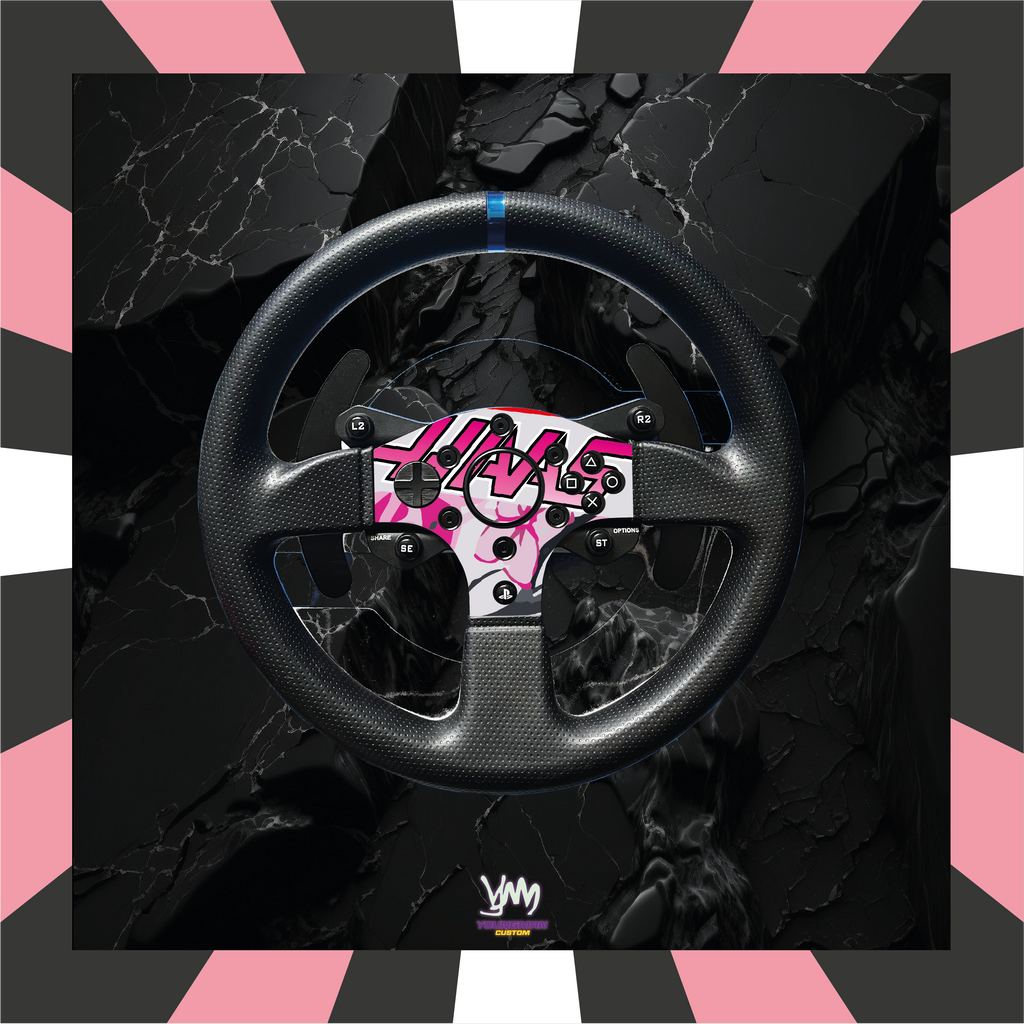 Stickers pour Thrustmaster T300 RS GT - HAAS F1 Japon Edition