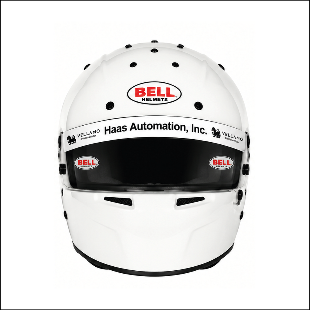 Autocollant bandeau de visière réplique casque HAAS TGR F1