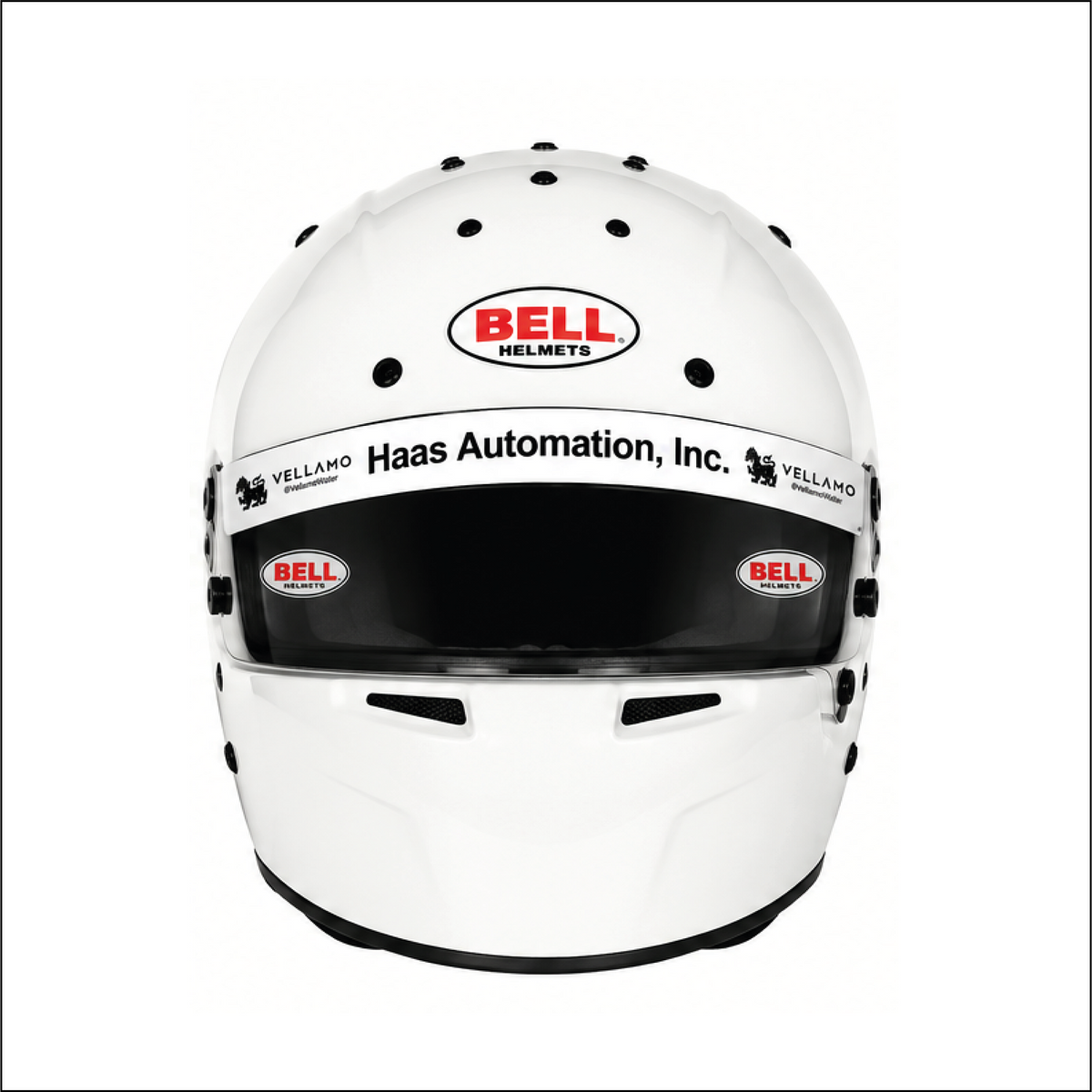 Autocollant bandeau de visière réplique casque HAAS TGR F1