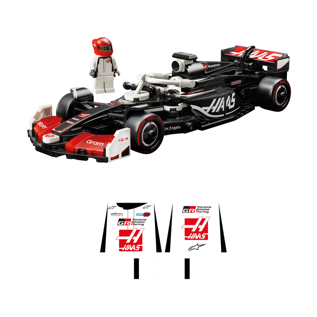 Driver character stickers for LEGO® F1® VF-24 - 77250