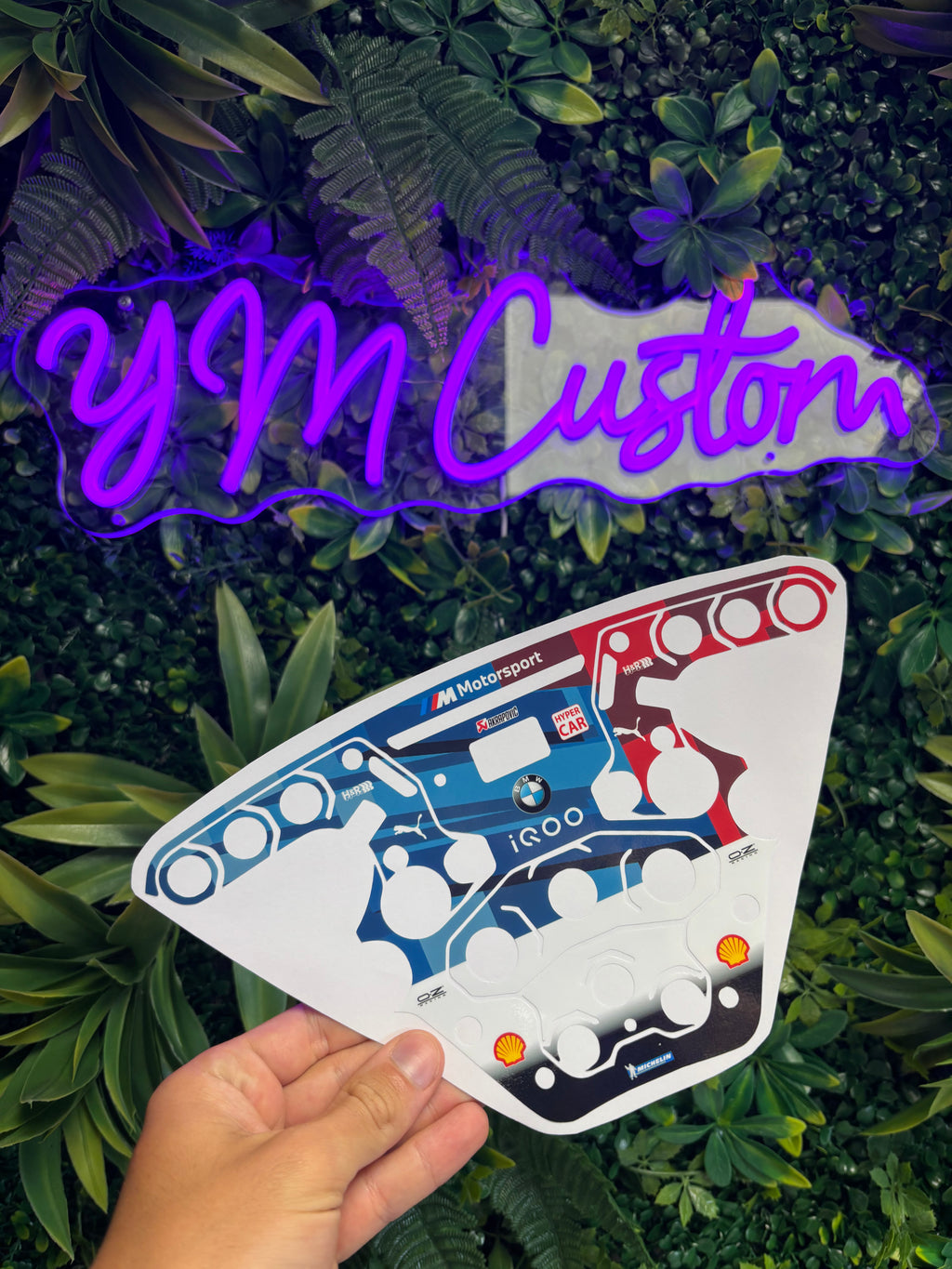 Stickers pour volant complet Fanatec Podium - BMW Motorsport WRT WEC