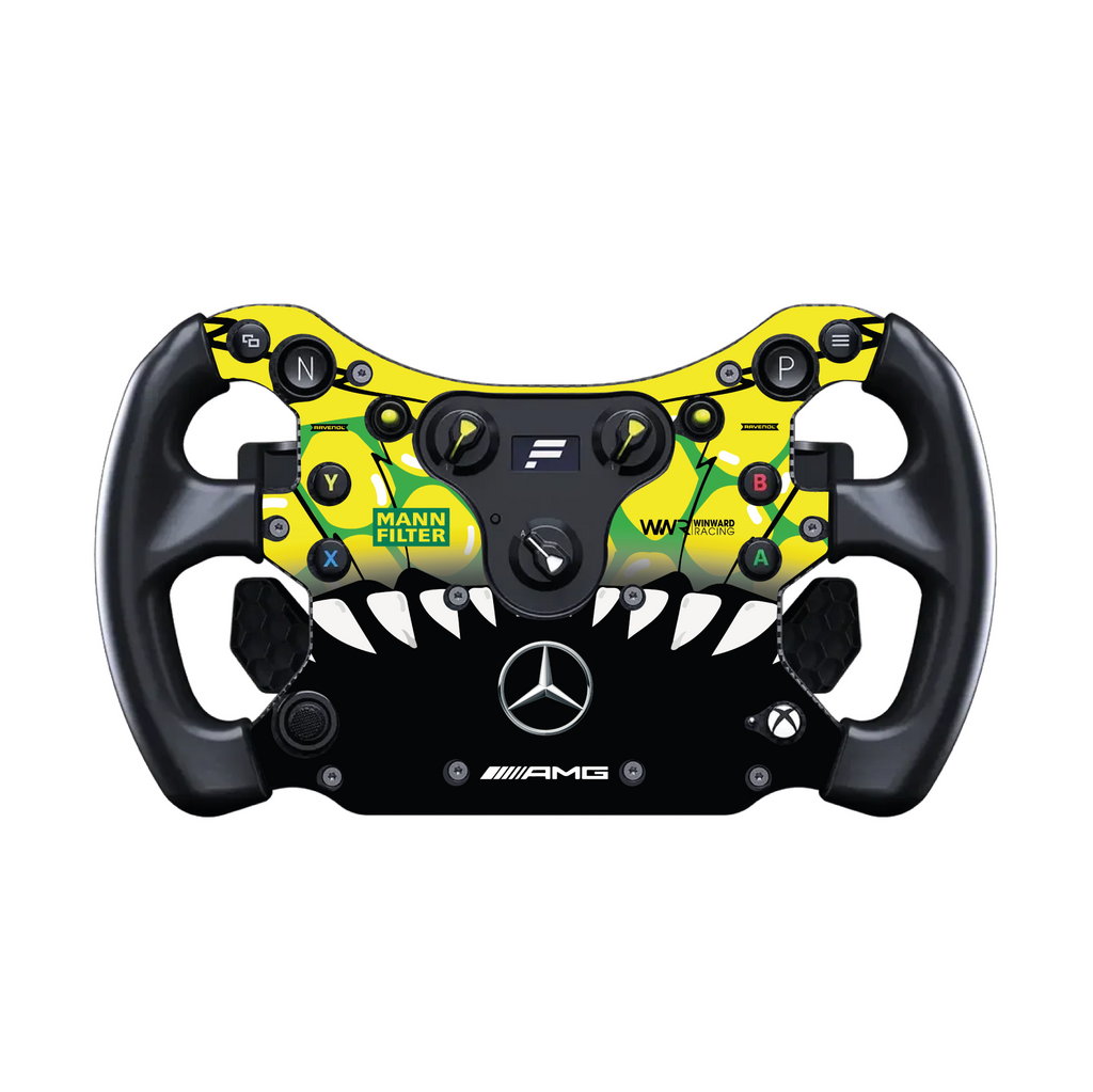 MANN Filter Mercedes AMG sticker for complete Fanatec CSL GT3 / CSL McLaren GT3 steering wheel