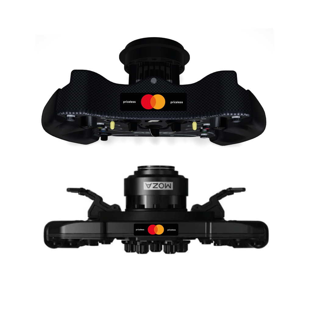 Sticker MasterCard McLaren pour le haut de volant SIM Racing