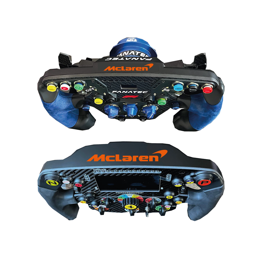 Sticker McLaren pour le haut de volant SIM Racing
