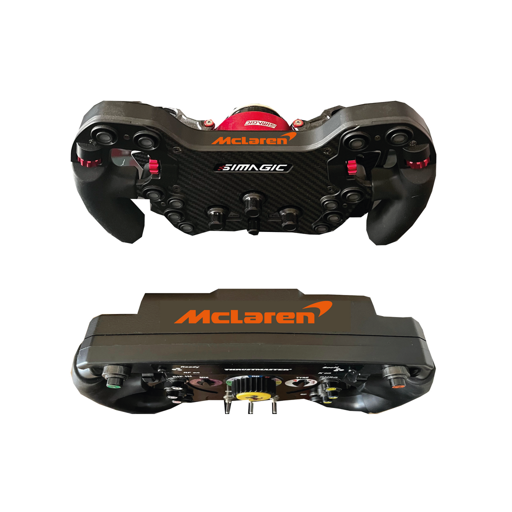 Sticker McLaren pour le haut de volant SIM Racing