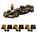 Driver character stickers for LEGO® F1® MCL38 - 77251