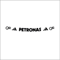 Autocollant bandeau de visière réplique casque Mercedes AMG Petronas