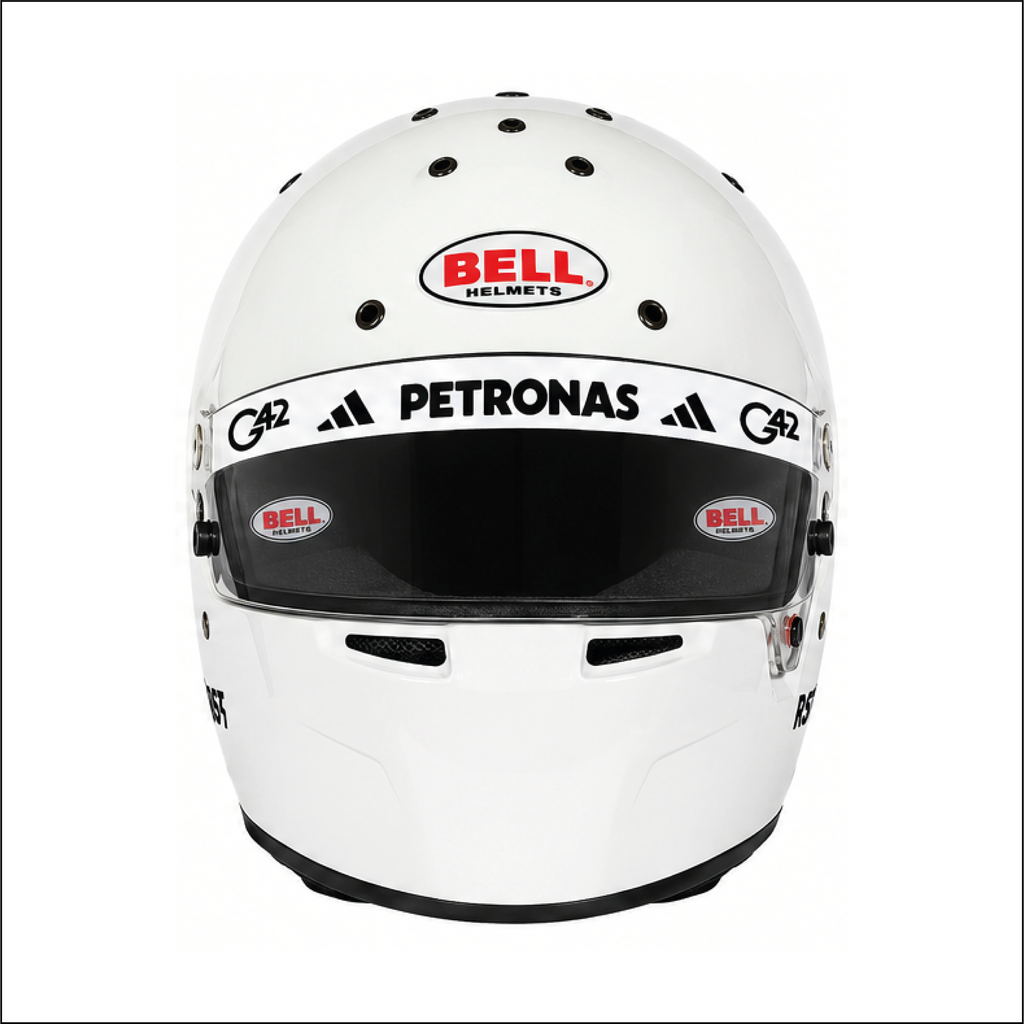 Autocollant bandeau de visière réplique casque Mercedes AMG Petronas