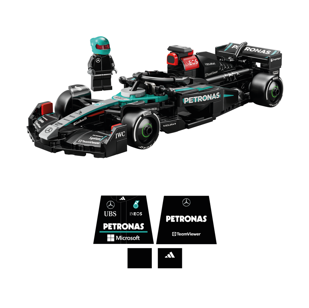 Driver character stickers for LEGO® F1® W15 - 77244