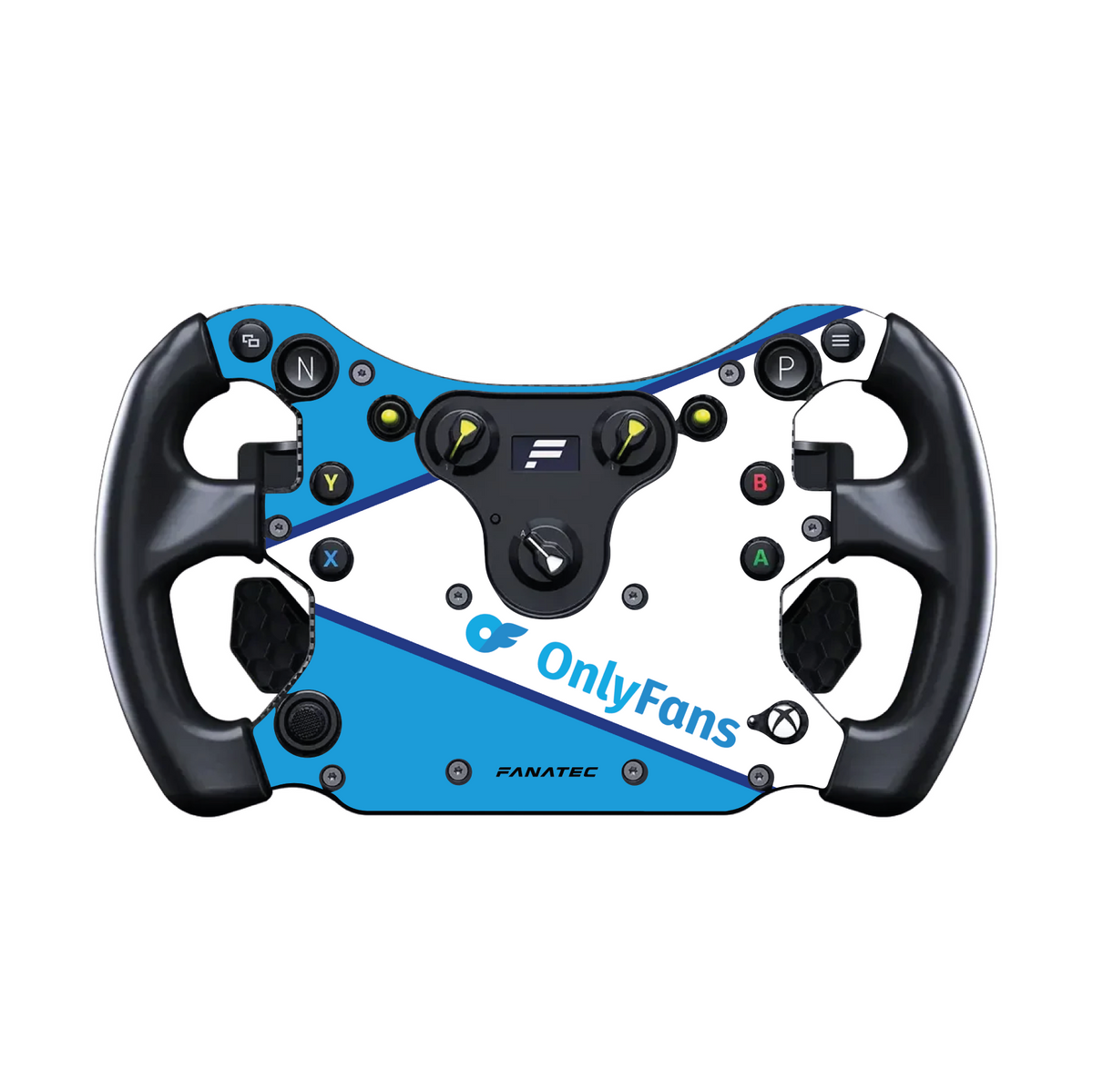 Audi OnlyFans sticker for Fanatec CSL GT3 / CSL McLaren GT3 complete steering wheel