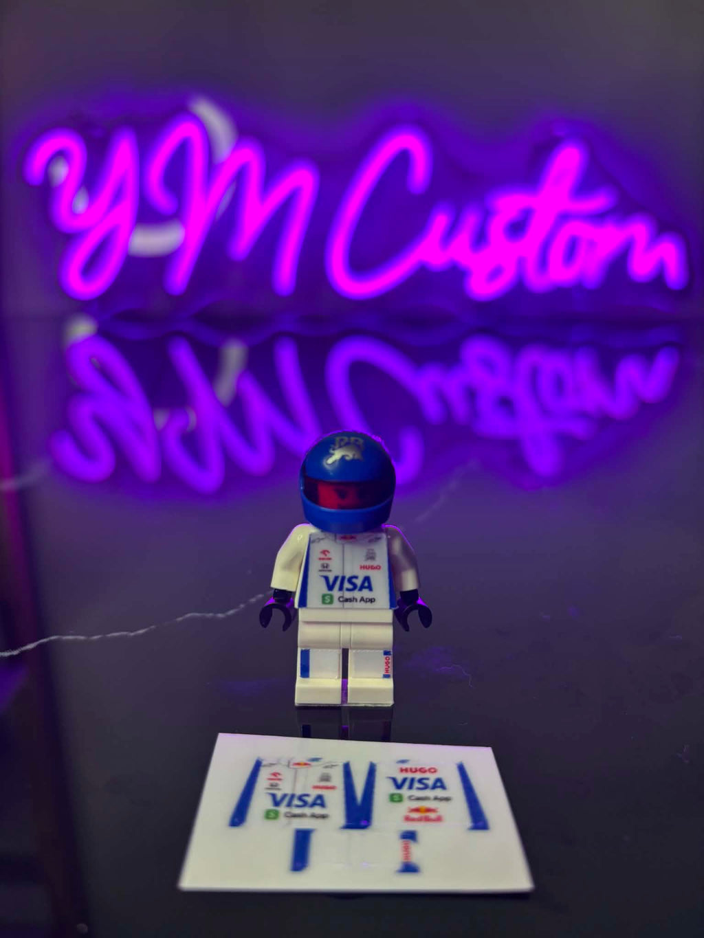 Driver character stickers for LEGO® F1® VCARB 01 - 77246