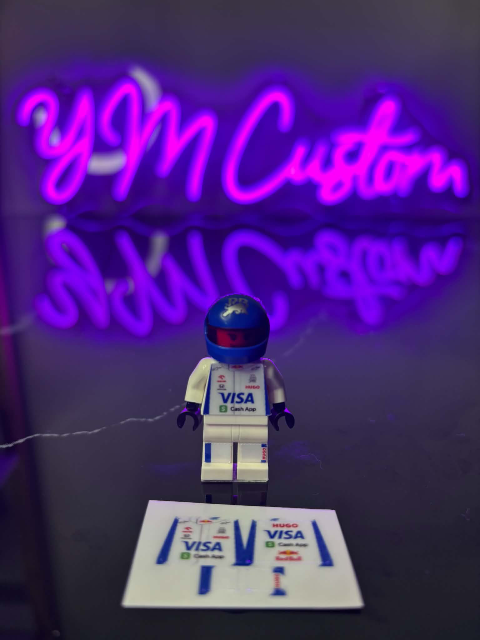 Driver character stickers for LEGO® F1® VCARB 01 - 77246
