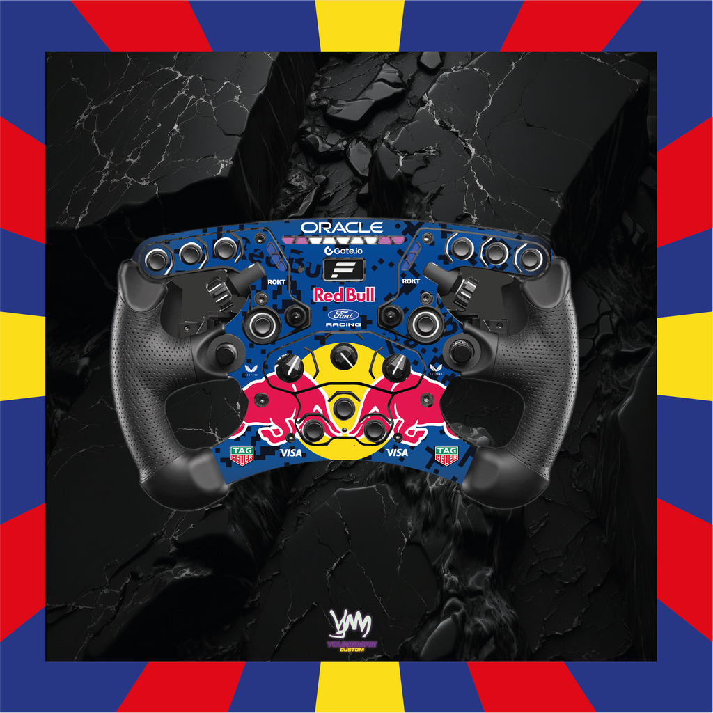 Stickers pour volant complet Fanatec Formula Clubsport 2.5 - RedBull Racing Ford 2026
