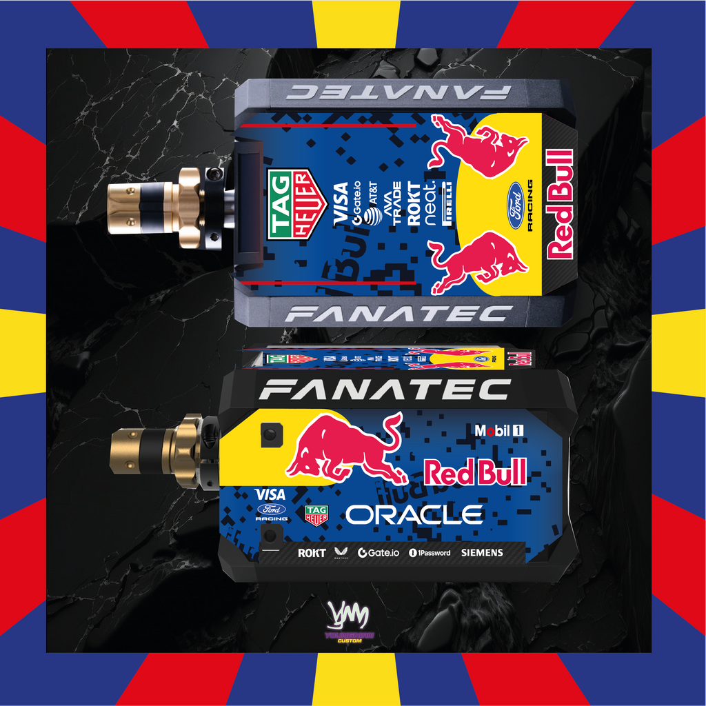 Stickers pour base moteur volant Fanatec DD1 ou DD2 - Red Bull Ford Racing 2026