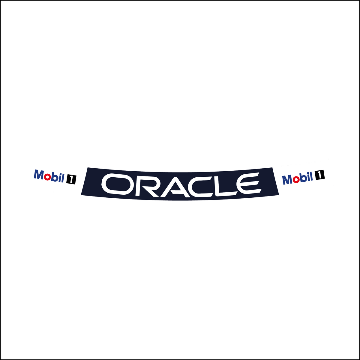 Autocollant bandeau de visière réplique casque Red Bull Racing