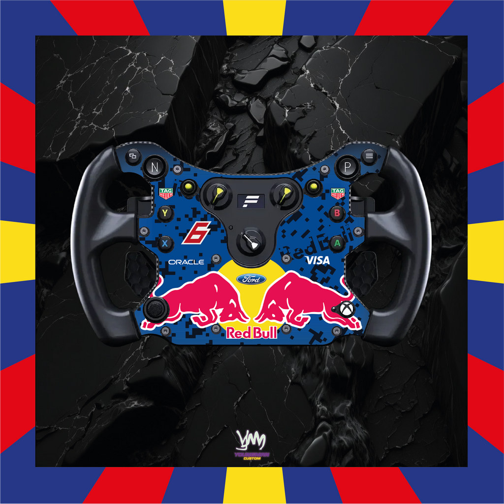 Red Bull Racing F1 sticker for Fanatec CSL GT3 / CSL McLaren GT3 complete steering wheel