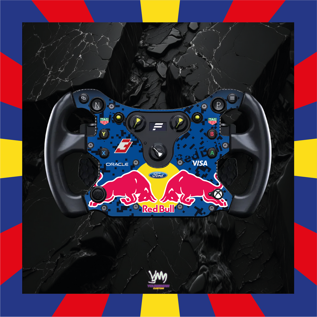 Red Bull Racing F1 sticker for Fanatec CSL GT3 / CSL McLaren GT3 complete steering wheel