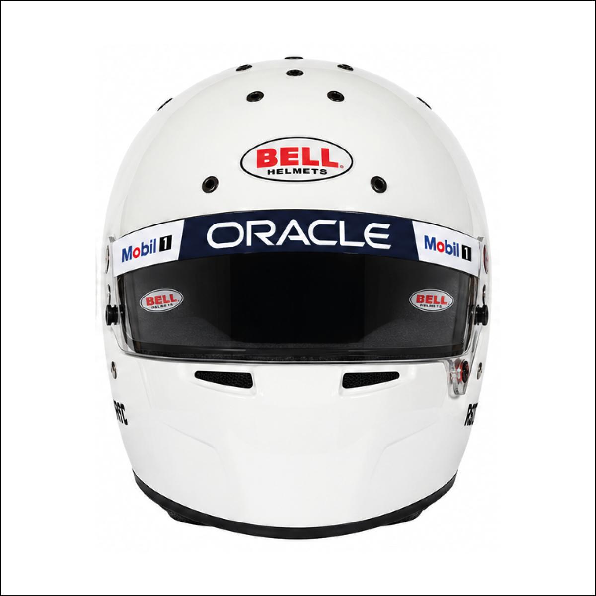 Autocollant bandeau de visière réplique casque Red Bull Racing
