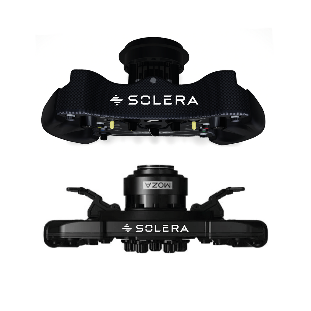 Solera sticker for the top of a SIM racing steering wheel