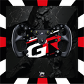 Toyota GR sticker for complete Fanatec CSL GT3 / CSL McLaren GT3 steering wheel