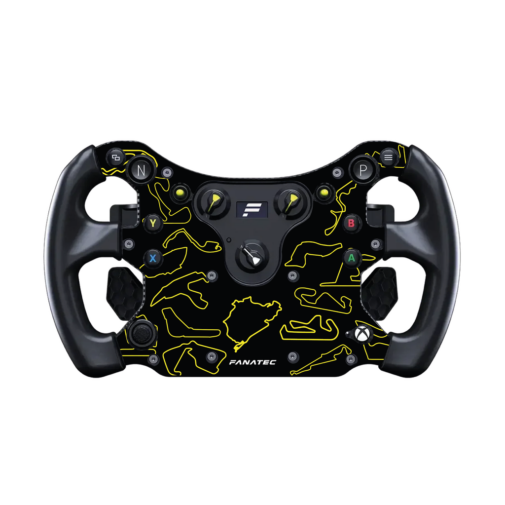 Complete racing track design sticker for Fanatec CSL GT3 / CSL McLaren GT3 steering wheel