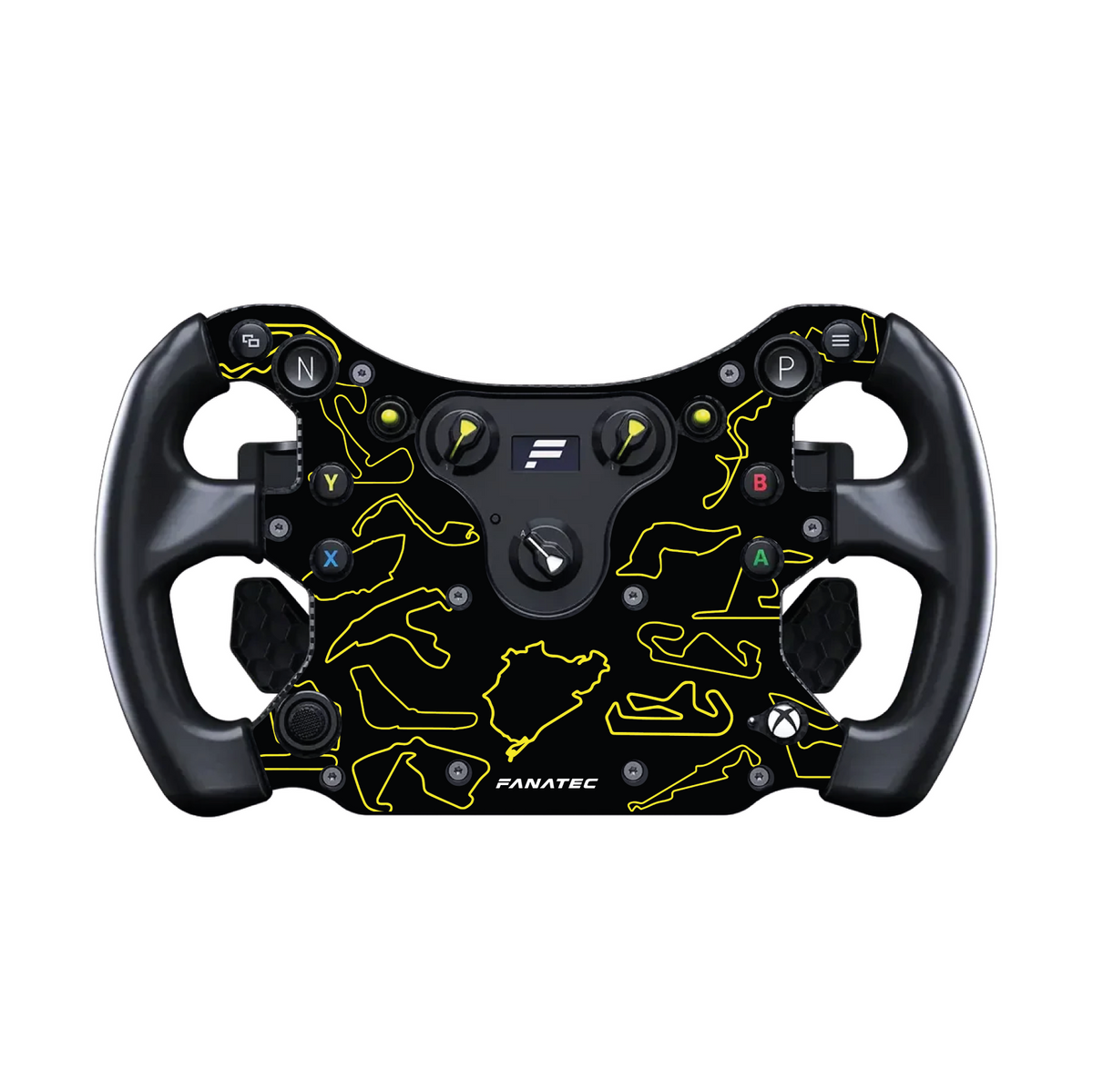 Complete racing track design sticker for Fanatec CSL GT3 / CSL McLaren GT3 steering wheel