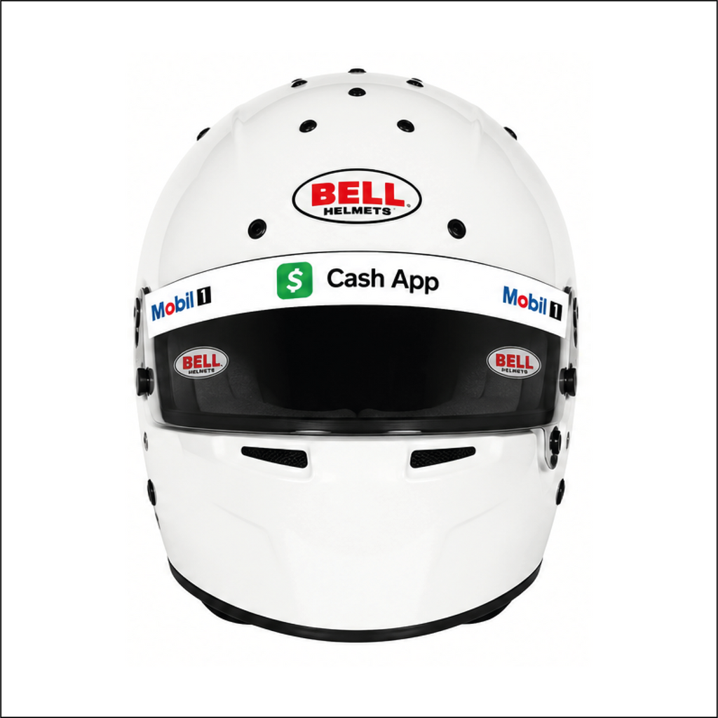 Autocollant bandeau de visière réplique casque VCARB Racing Bulls