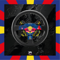 Autocollant Verstappen Racing GT3 AMG pour volant Thrustmaster Evo Racing 32R