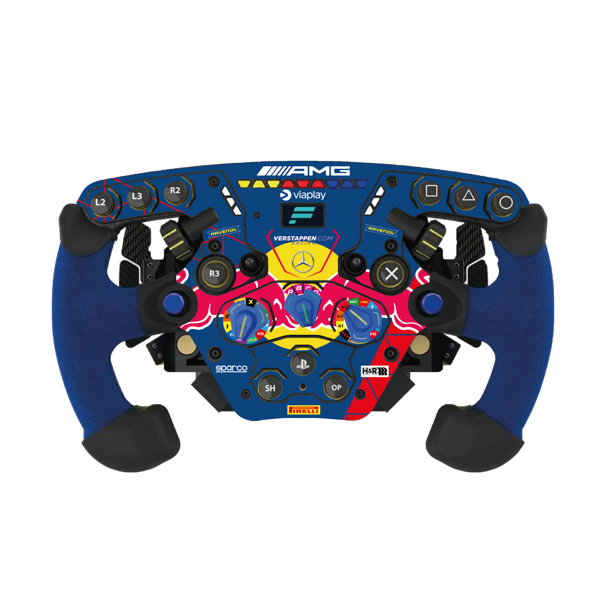 Sticker pour volant complet Fanatec Podium - Verstappen Racing AMG GT3