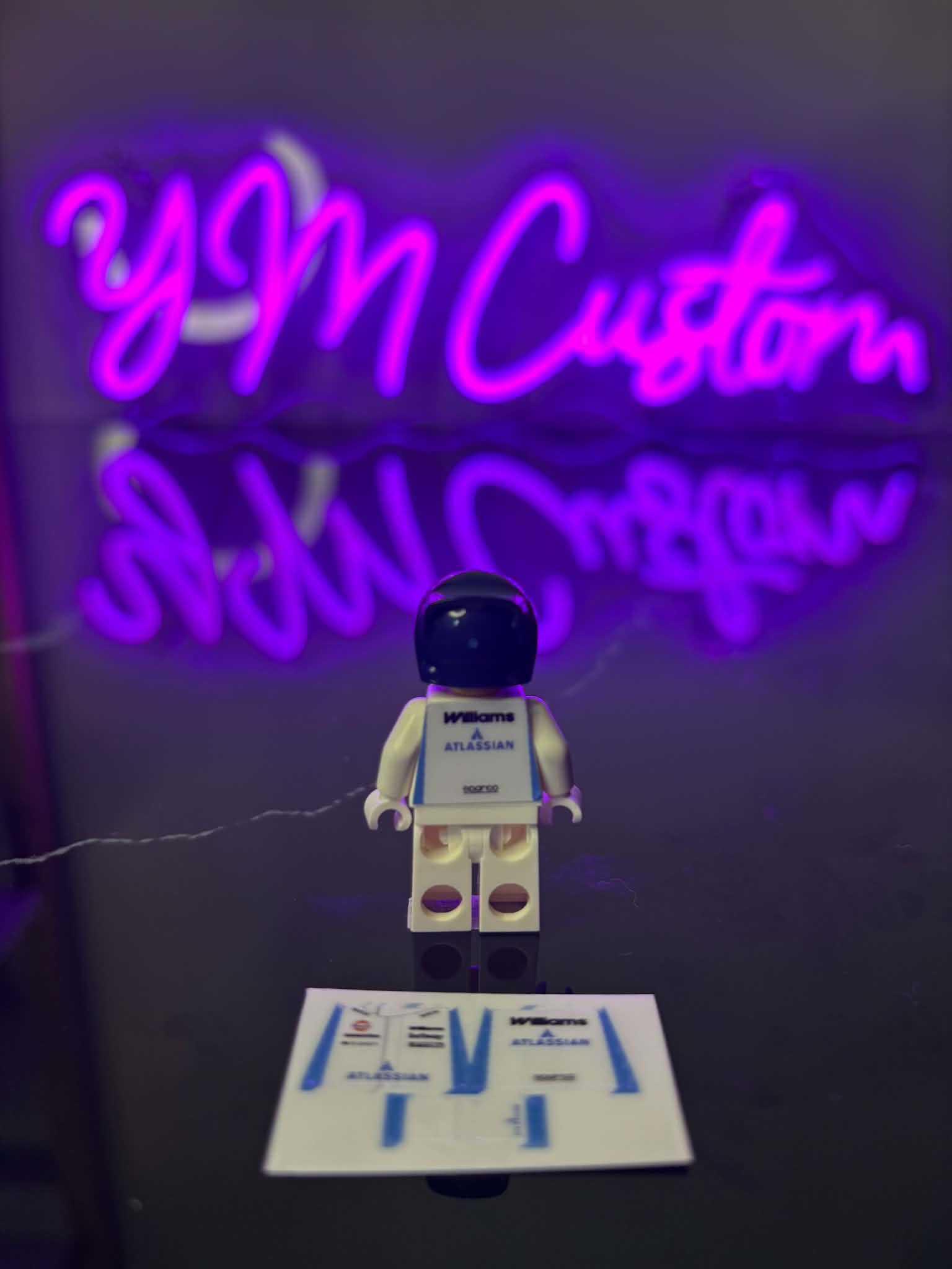 Driver character stickers for LEGO® F1® FW46 - 77249