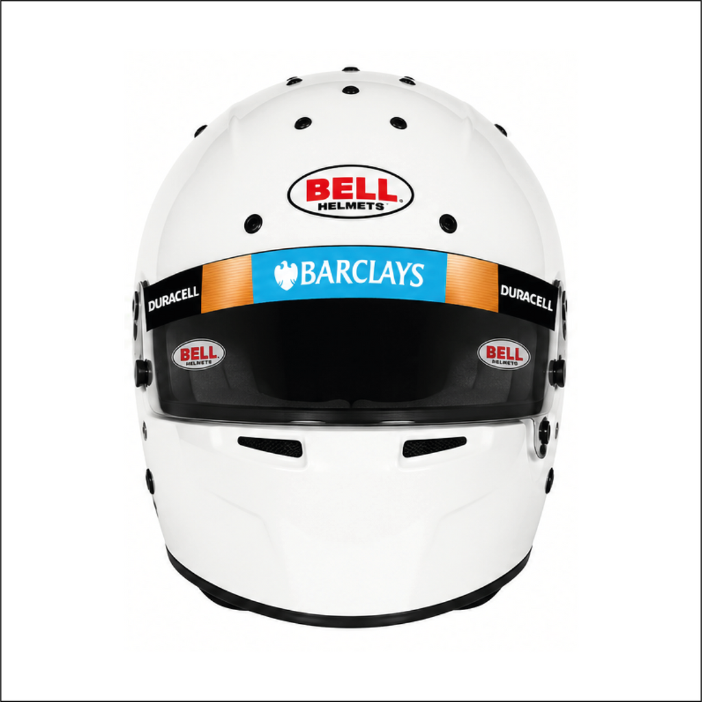 Autocollant bandeau de visière réplique casque Williams F1