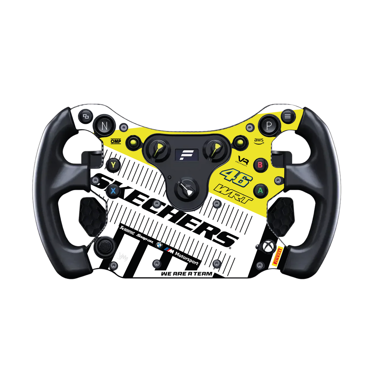 BWM WRT VR46 sticker for Fanatec CSL GT3 / CSL McLaren GT3 complete steering wheel