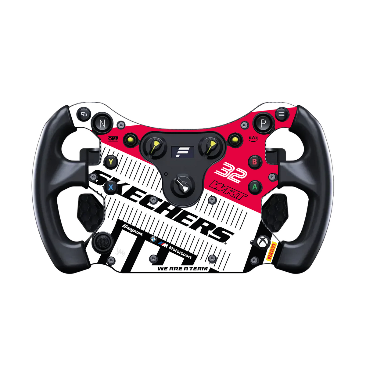 BMW WRT sticker for Fanatec CSL GT3 / CSL McLaren GT3 steering wheel