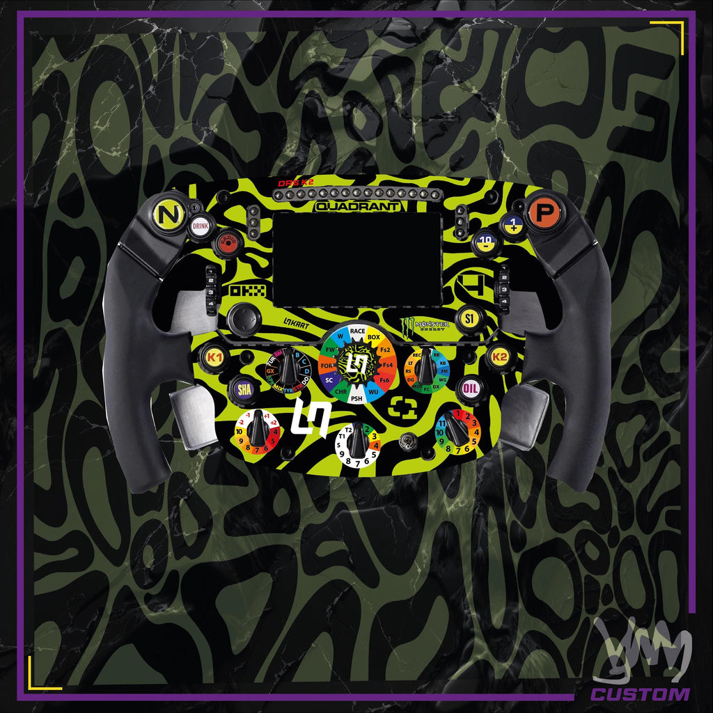 Stickers pour volant complet Thrustmaster SF1000 - Lando Norris casque édition spéciale