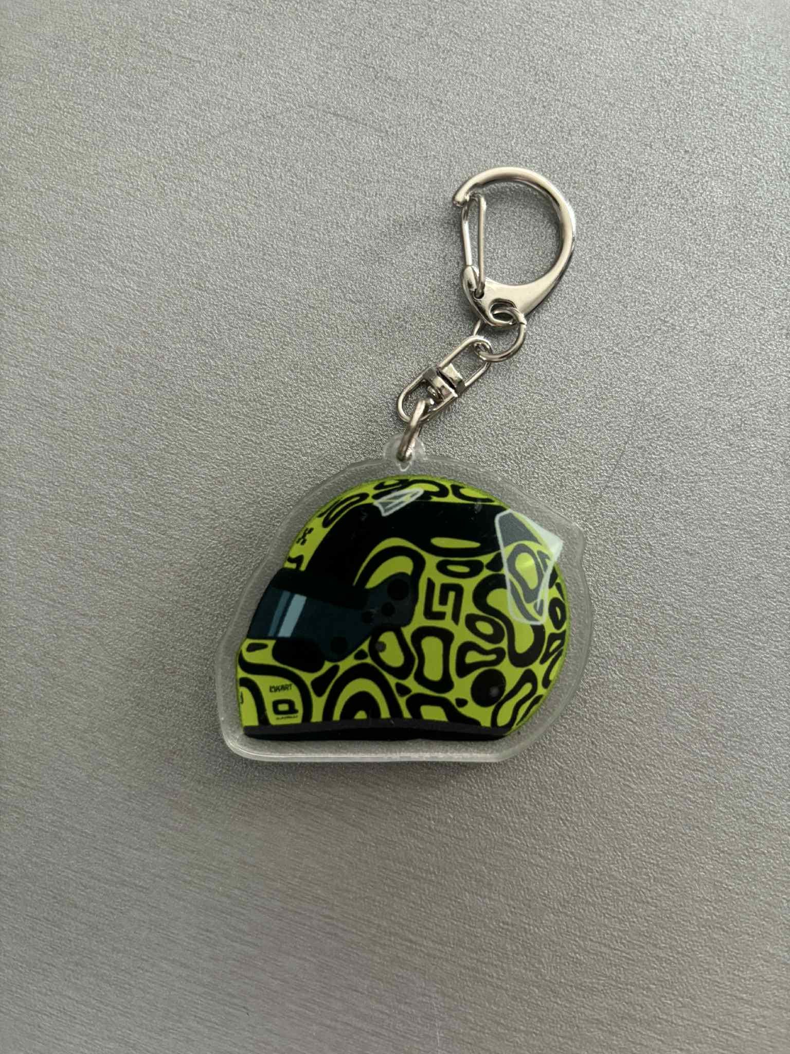 Porte clés casque design Lando Norris F1